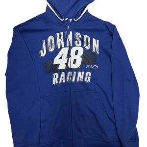 NASCAR Jimmie Johnson Hendrick Motorsport #48 Stitched Full Zip Hoodie
